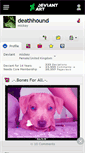 Mobile Screenshot of deathhound.deviantart.com