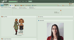 Desktop Screenshot of ninique.deviantart.com