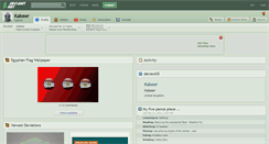Desktop Screenshot of kabeer.deviantart.com