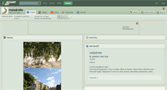 Desktop Screenshot of maladroite.deviantart.com