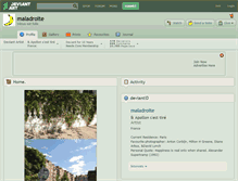 Tablet Screenshot of maladroite.deviantart.com