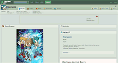 Desktop Screenshot of franysonic.deviantart.com