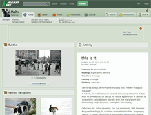 Tablet Screenshot of malw.deviantart.com