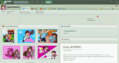 Desktop Screenshot of hyperblossom7.deviantart.com