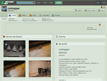 Tablet Screenshot of conhopper.deviantart.com