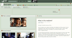 Desktop Screenshot of burnt-candy.deviantart.com