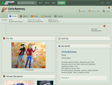 Tablet Screenshot of chris-remmey.deviantart.com