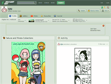 Tablet Screenshot of cyu.deviantart.com
