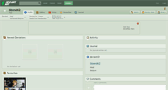 Desktop Screenshot of bbond62.deviantart.com