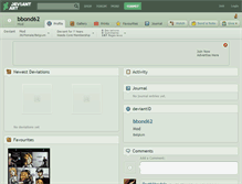 Tablet Screenshot of bbond62.deviantart.com