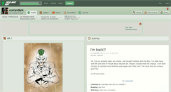 Desktop Screenshot of corrandark.deviantart.com