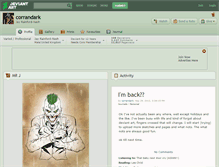 Tablet Screenshot of corrandark.deviantart.com