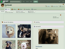 Tablet Screenshot of danizaraki.deviantart.com