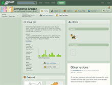 Tablet Screenshot of everyponys-group.deviantart.com