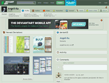Tablet Screenshot of angeli-ka.deviantart.com