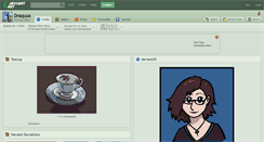 Desktop Screenshot of draquus.deviantart.com