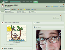 Tablet Screenshot of hannae-quinn1234.deviantart.com