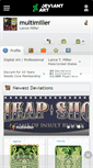 Mobile Screenshot of multimiller.deviantart.com