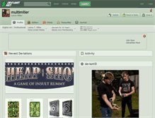 Tablet Screenshot of multimiller.deviantart.com