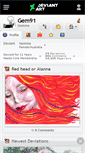 Mobile Screenshot of gem91.deviantart.com