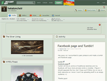 Tablet Screenshot of hekatoncheir.deviantart.com