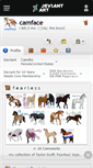 Mobile Screenshot of camface.deviantart.com