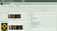 Desktop Screenshot of nanana-batman.deviantart.com