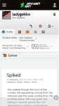 Mobile Screenshot of ladygekko.deviantart.com