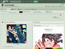 Tablet Screenshot of lunermoongirl.deviantart.com