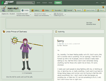 Tablet Screenshot of maki-mori.deviantart.com