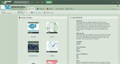 Desktop Screenshot of geniuspecies.deviantart.com