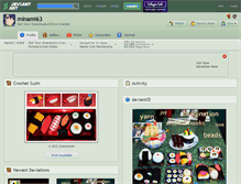 Tablet Screenshot of minami63.deviantart.com