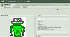 Desktop Screenshot of crazycactus.deviantart.com