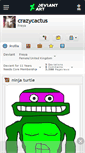 Mobile Screenshot of crazycactus.deviantart.com