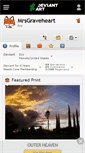 Mobile Screenshot of mrsgraveheart.deviantart.com