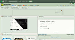 Desktop Screenshot of musicopath.deviantart.com
