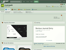 Tablet Screenshot of musicopath.deviantart.com