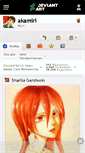 Mobile Screenshot of akamiri.deviantart.com