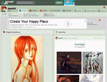 Tablet Screenshot of akamiri.deviantart.com
