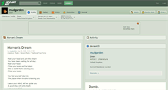 Desktop Screenshot of mudgarden.deviantart.com