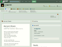 Tablet Screenshot of mudgarden.deviantart.com