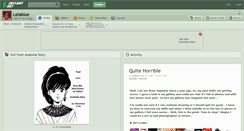 Desktop Screenshot of lelablue.deviantart.com