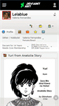 Mobile Screenshot of lelablue.deviantart.com