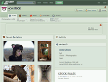 Tablet Screenshot of hcn-stock.deviantart.com