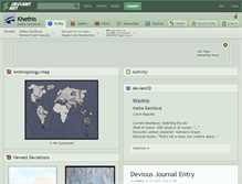 Tablet Screenshot of khethis.deviantart.com