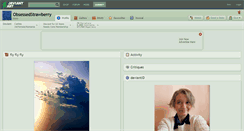 Desktop Screenshot of obsessedstrawberry.deviantart.com