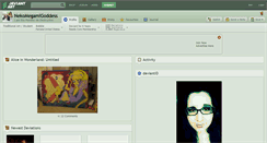 Desktop Screenshot of nekomegamigoddess.deviantart.com