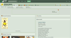 Desktop Screenshot of lemons-galore.deviantart.com