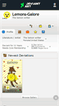 Mobile Screenshot of lemons-galore.deviantart.com