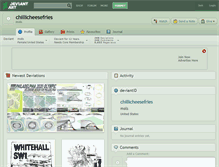 Tablet Screenshot of chillicheesefries.deviantart.com